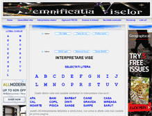 Tablet Screenshot of interpretare-vise.ro